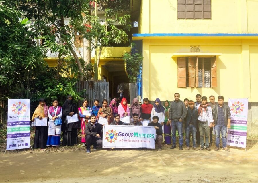 Image of volunteers working together on a community project. Join us and make a difference with GroupMappers' volunteer opportunities.